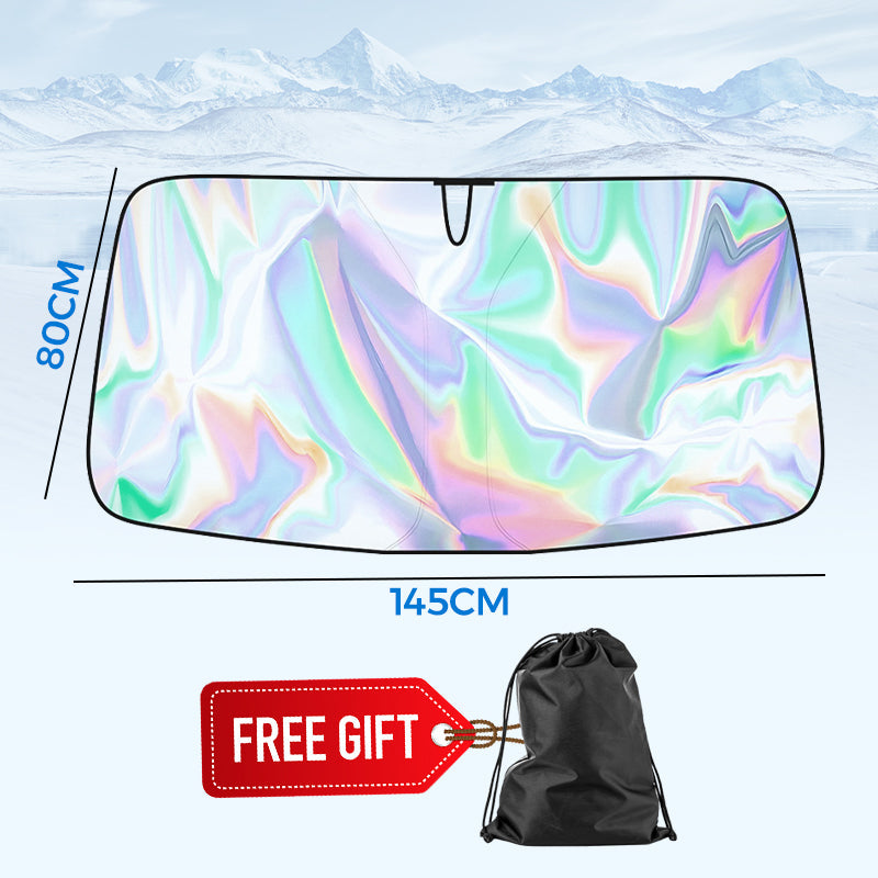 🌞🌈Laser Car Windshield Sunshade
