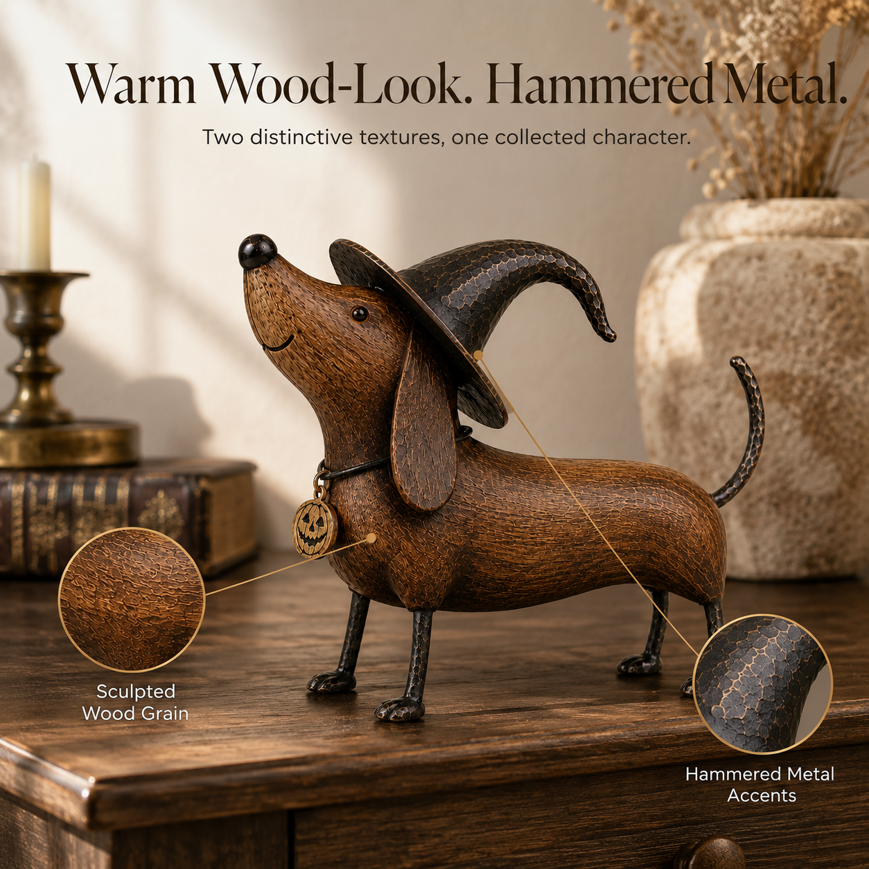 🧙‍♀️Witchy Dachshund Halloween Figurine