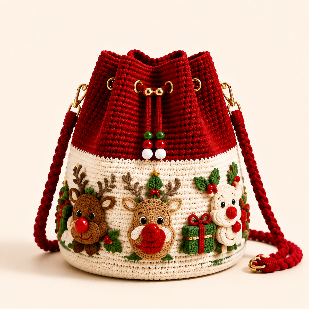 🎄Crochet Christmas crossbody bag 🎅
