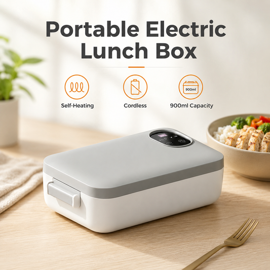 📢📢50% off now！🍱⚡ Portable electric lunch box with self-heating 🔋🌡️