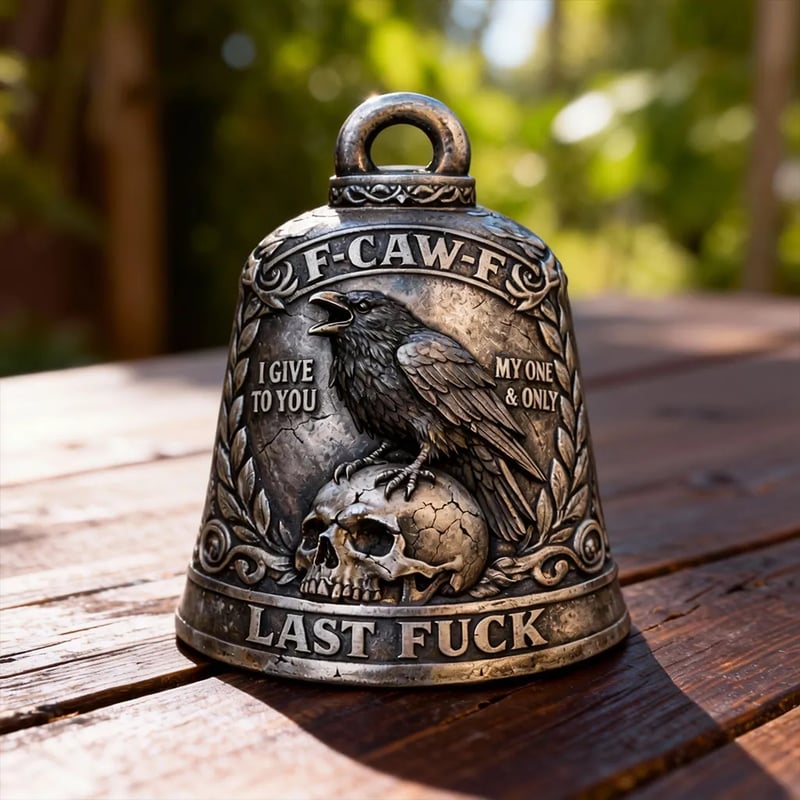 ✨Funny “F-CAW-F” Motorcycle Bell