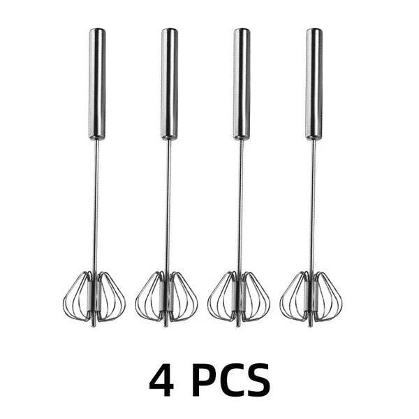 🔥BIG SALE - 50% OFF🔥Stainless Steel Semi-Automatic Whisk - BUY 2 GET 2 FREE