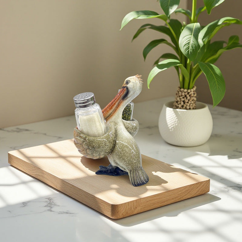 🐬Coastal Animal Salt & Pepper Shaker Holder Set