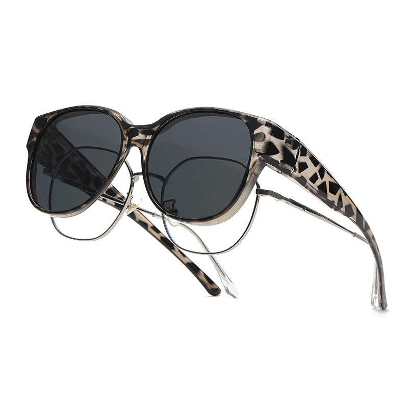😎Sunglasses with UV380 protection, suitable for glasses