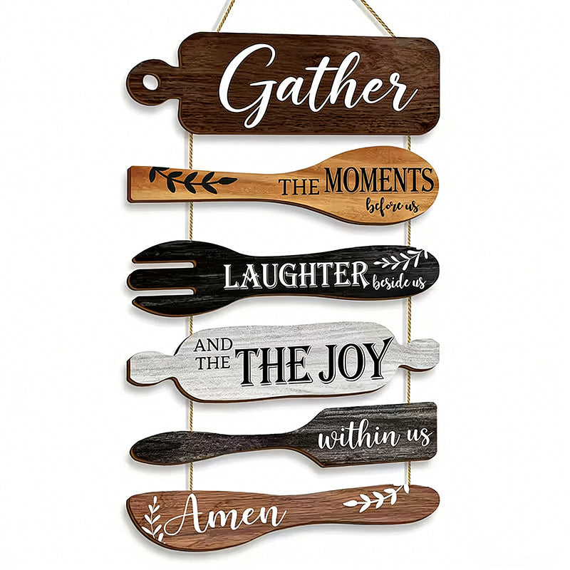 🔥LAST DAY 50% OFF - Wooden Kitchen Wall Decor
