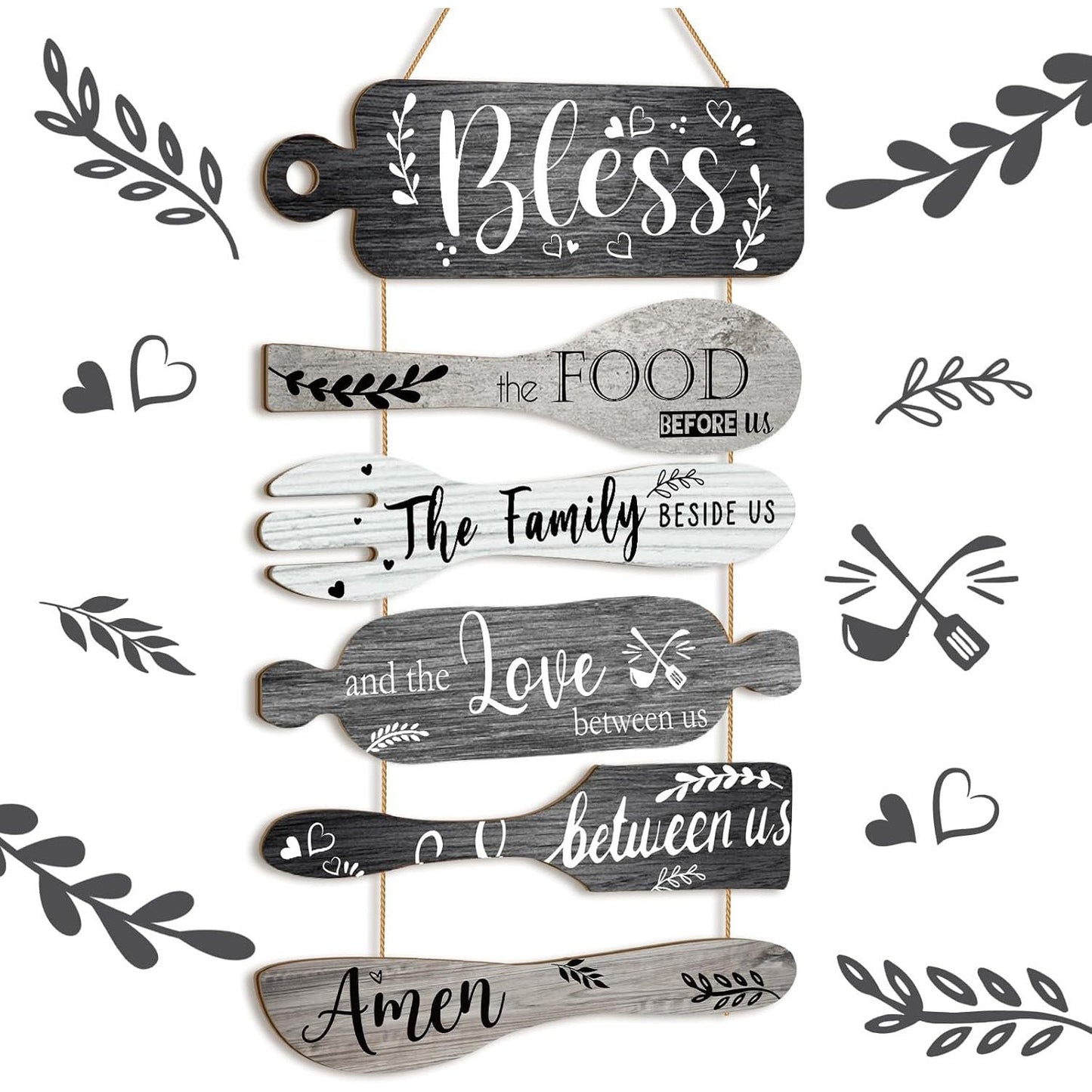 🔥LAST DAY 50% OFF - Wooden Kitchen Wall Decor