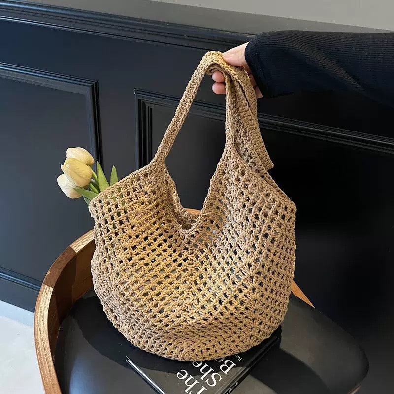 Beach Tote Bags, Bridesmaid Gift Bag, Crochet Beach Totes, Bachelorette Trip Gifts