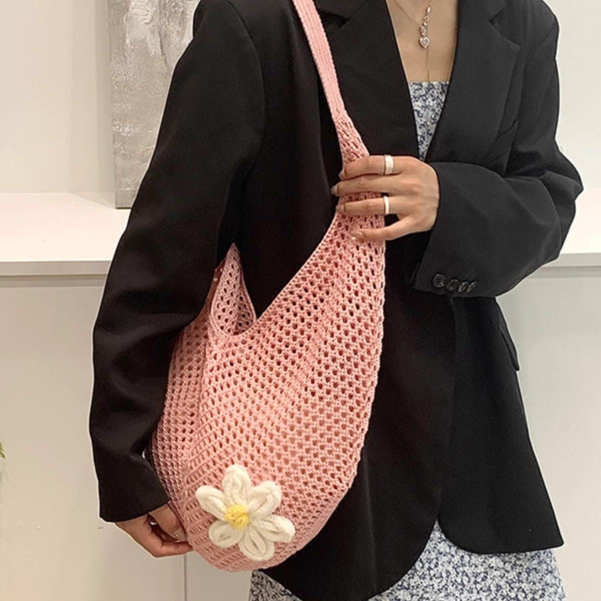 Beach Tote Bags, Bridesmaid Gift Bag, Crochet Beach Totes, Bachelorette Trip Gifts