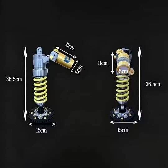 🎁Father's Day Limited Sale🔥Inspired Suspension Shock Absorber Lamp - Adjustable LED Light for Gamers & Car Enthusiasts(⏰Free Shipping)