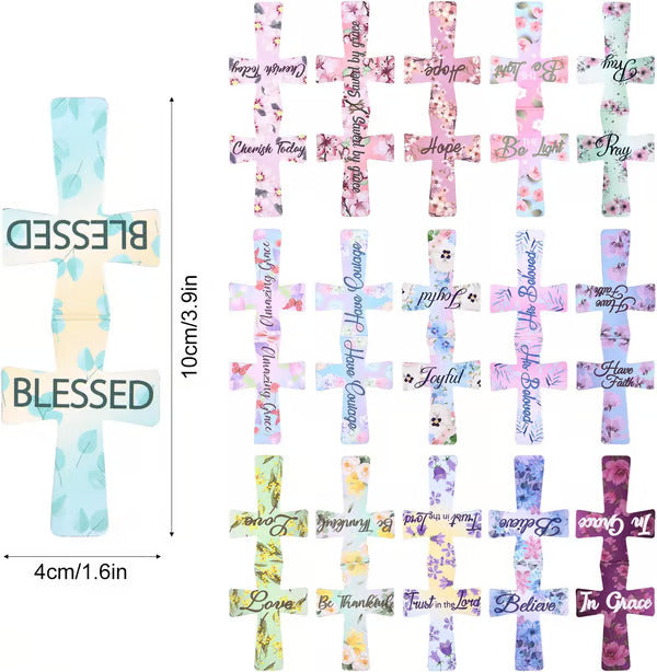 📖magnetic cross bookmarks - Perfect gift for Bible studies, teachers & students 🌸✝️