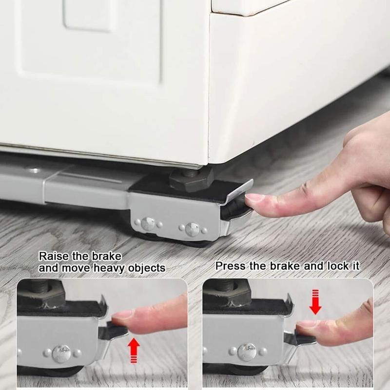Movable Washing Machine and Refrigerator Base