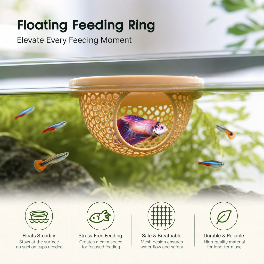 🐟 Floating Fish Rest Area｜Aquarium Hideout Accessory