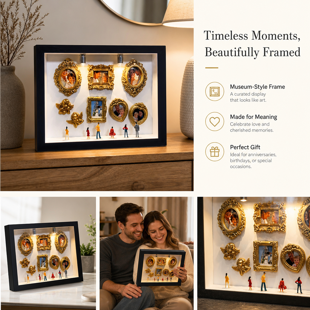 ✨DIY Mini Museum Silhouette Box – Celebrate Your Unique Memories in Style 💖