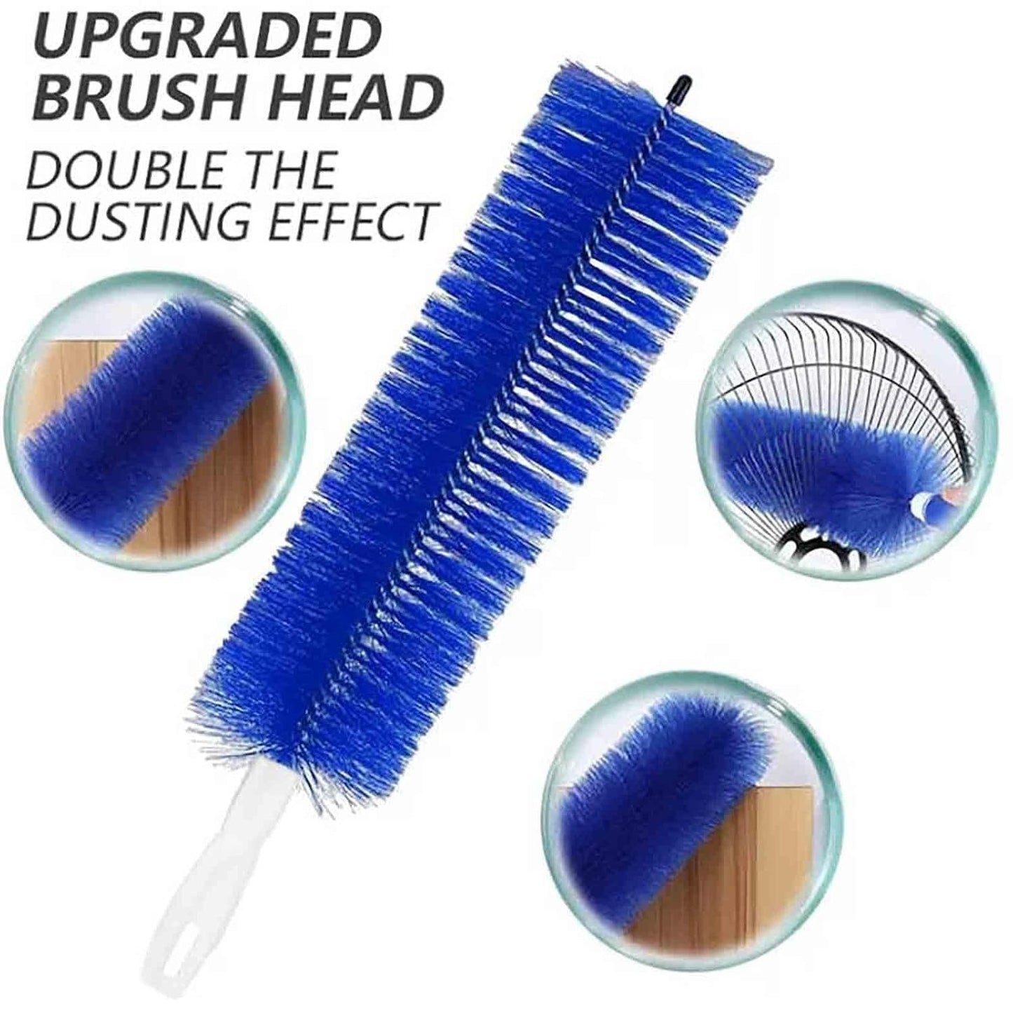 Flexible Fan Dusting Brush Non-Disassembly Fan Cleaning Brush
