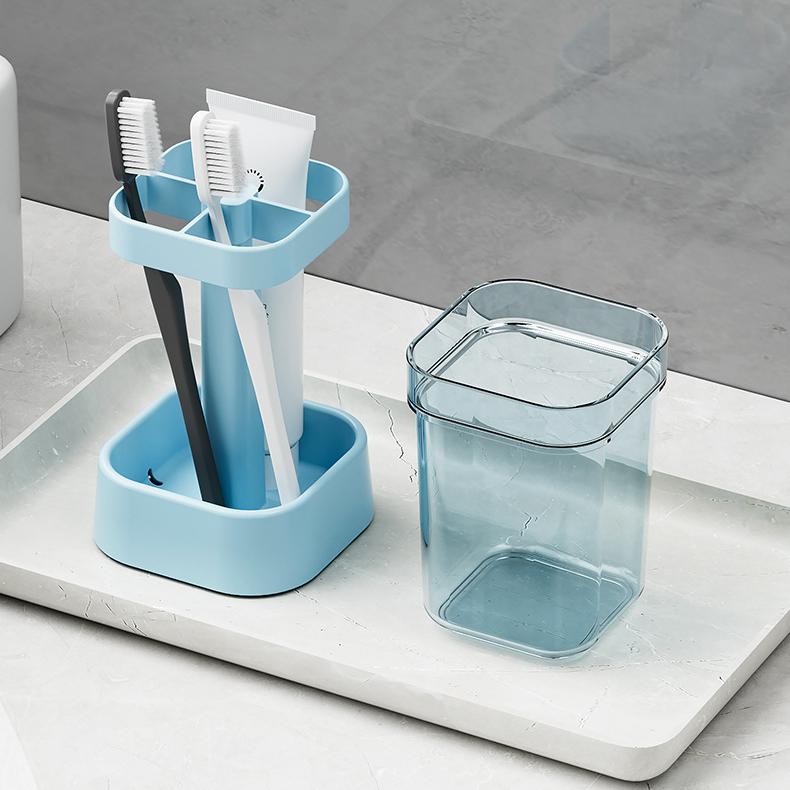 Stylish toothbrush holder with loc