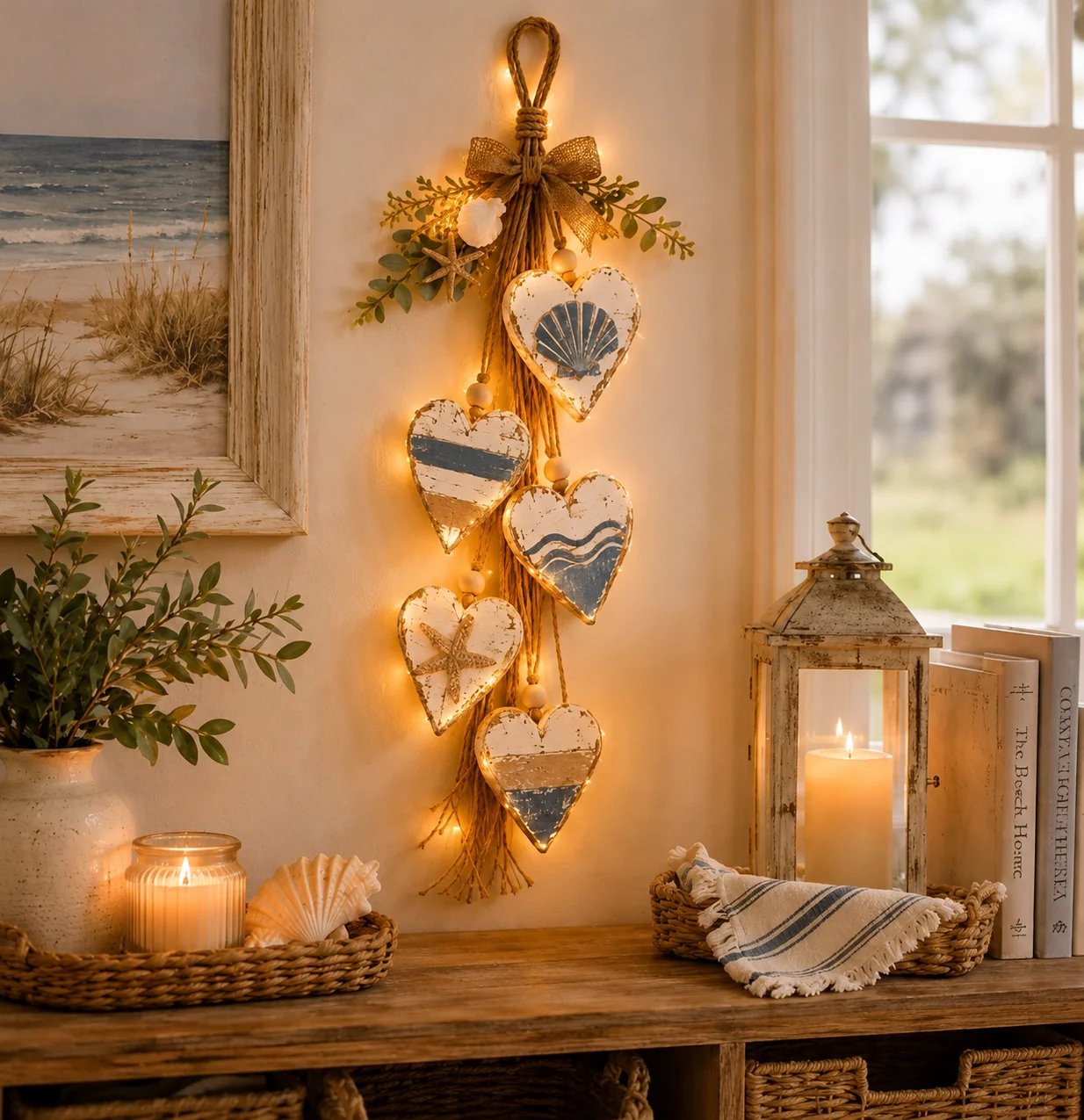 🍂🤎Wall decoration: Heart to hang up