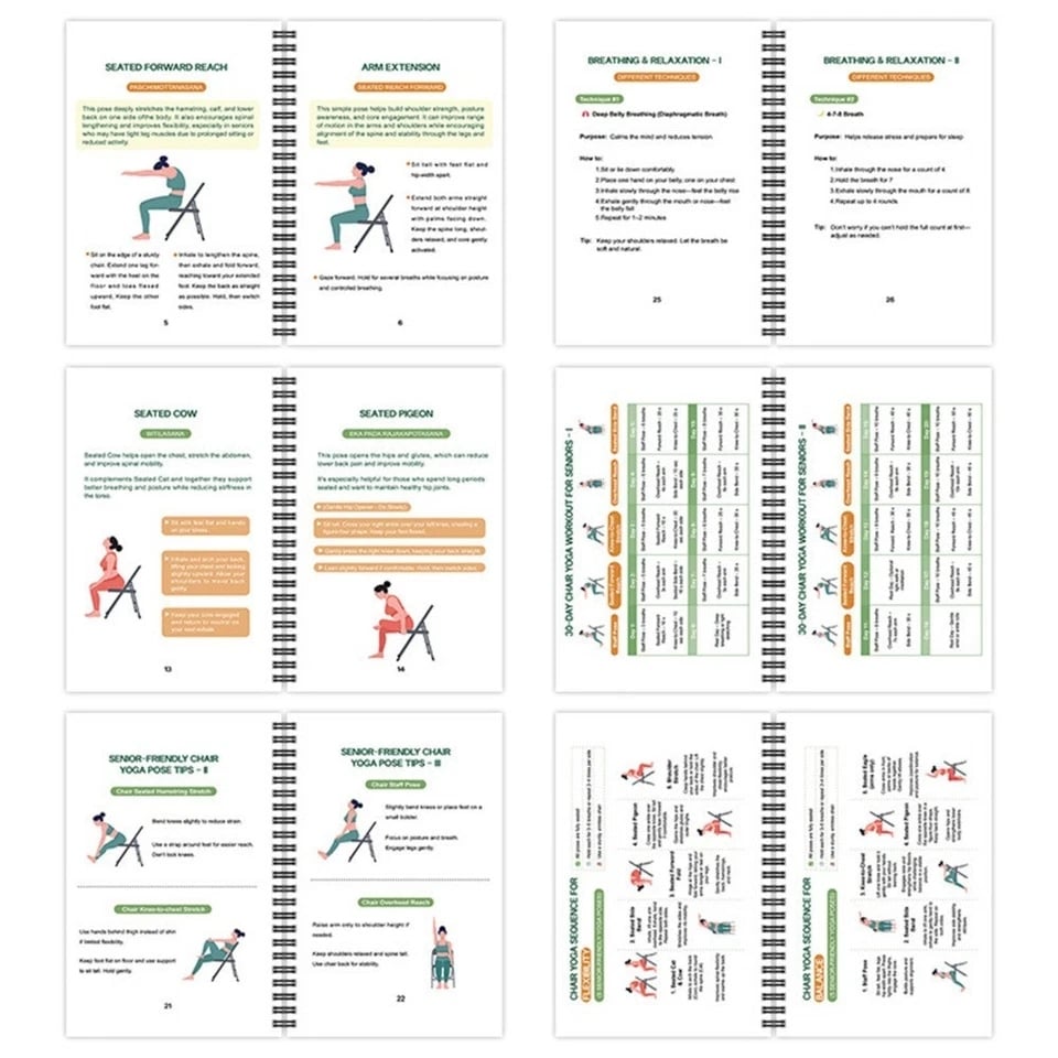 The Complete Guide to Chair Yoga for People Over 60: Over 40 Simple, Low-Resistance Exercises to Regain Strength, Mobility, Balance, and Lose Weight