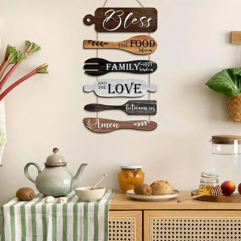 🔥LAST DAY 50% OFF - Wooden Kitchen Wall Decor