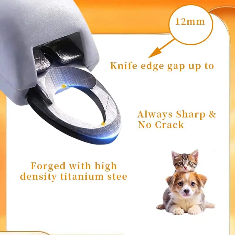 🔥LAST DAY SALE - 49% OFF🎁LED Light Pet Nail Clippers - 5X Magnification