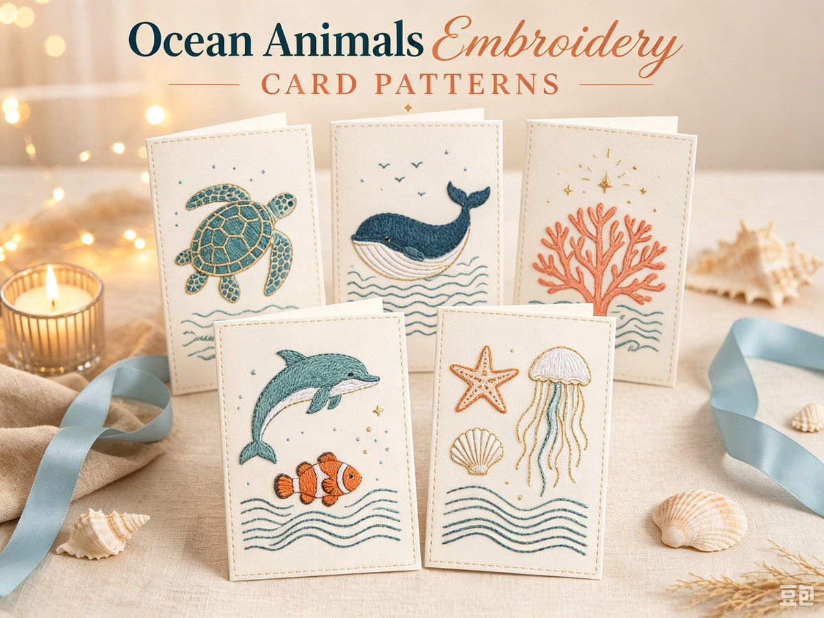 🌲Christmas Hand Embroidery Card DIY Kit | Stitch Your Way Into the Christmas Spirit ✨ 🎁
