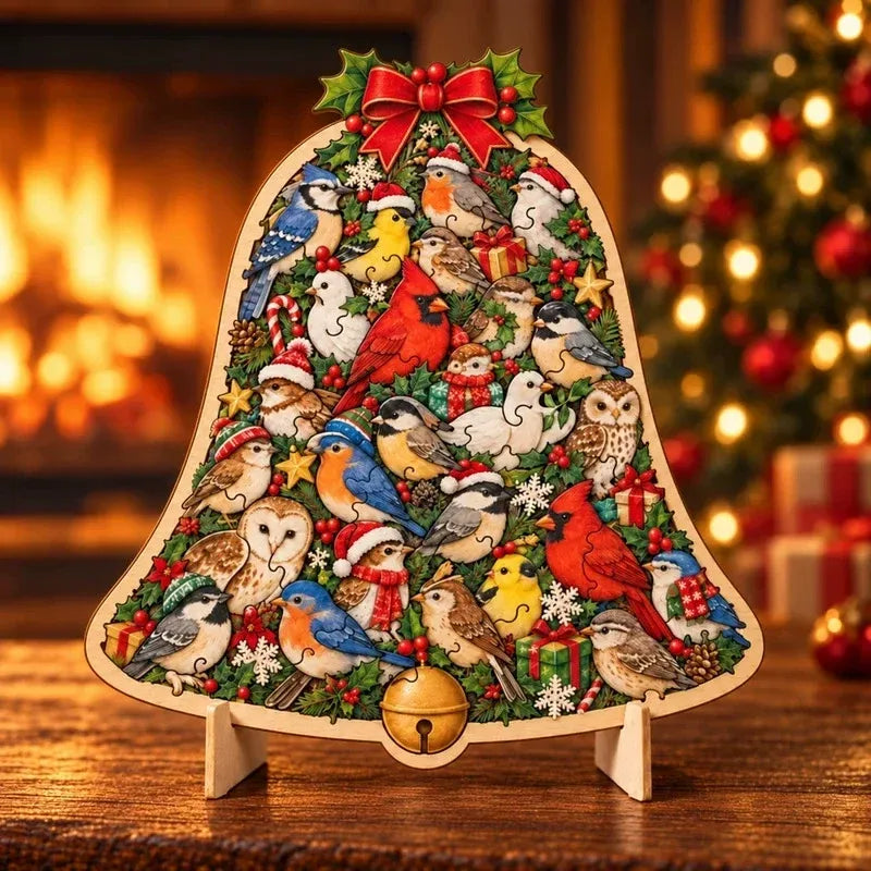 🎄Christmas Wooden Puzzle with Stand | 9 Festive Designs to Build & Display 🧩
