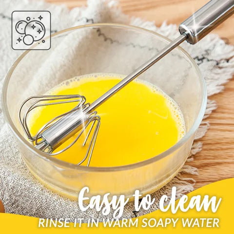 🔥BIG SALE - 50% OFF🔥Stainless Steel Semi-Automatic Whisk - BUY 2 GET 2 FREE