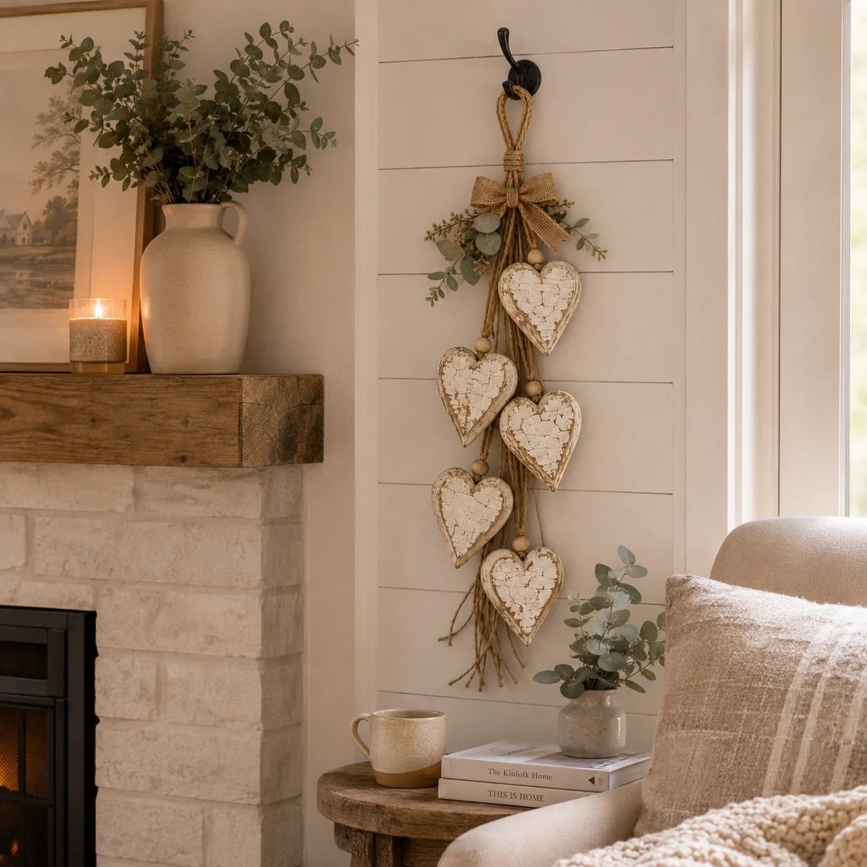 🍂🤎Wall decoration: Heart to hang up