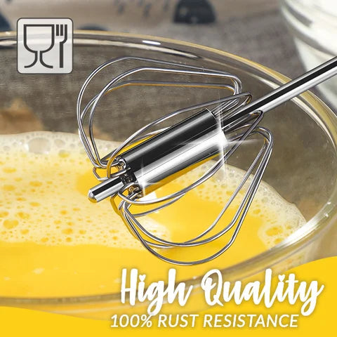 🔥BIG SALE - 50% OFF🔥Stainless Steel Semi-Automatic Whisk - BUY 2 GET 2 FREE