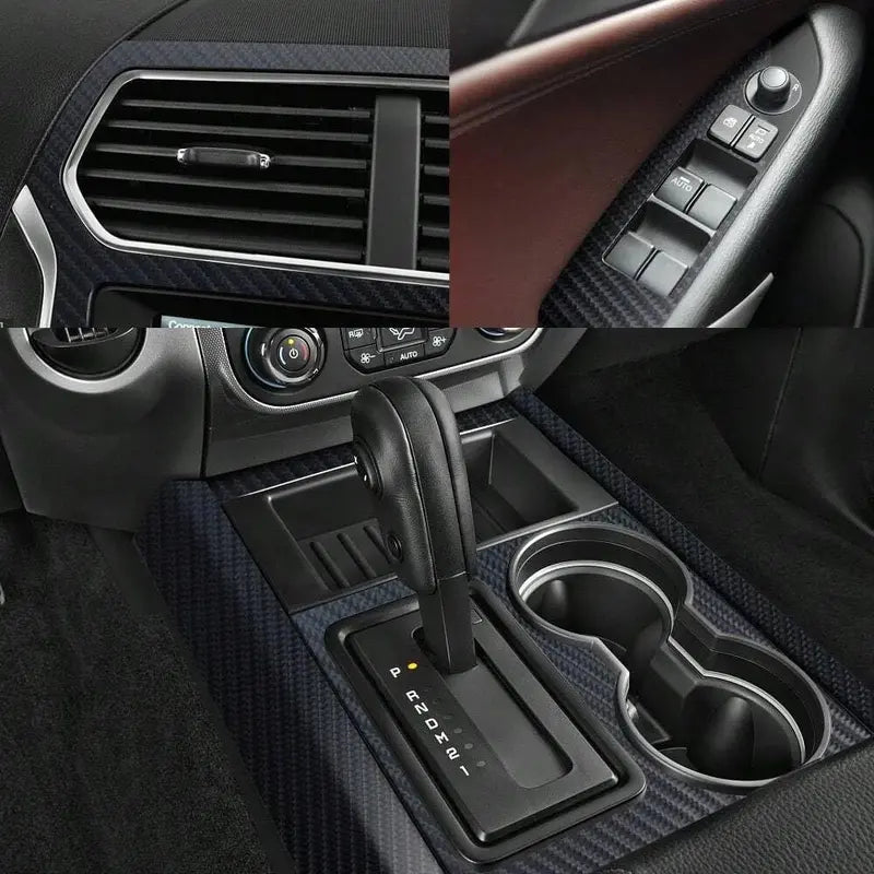 Protective film for car doors – scratch- and impact-resistant 3D carbon fiber vinyl film, self-adhesive backing