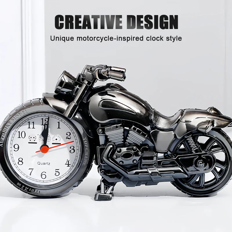 Creative Motorcycle Alarm Clock