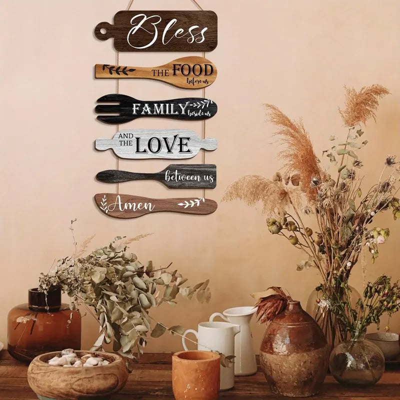 🔥LAST DAY 50% OFF - Wooden Kitchen Wall Decor