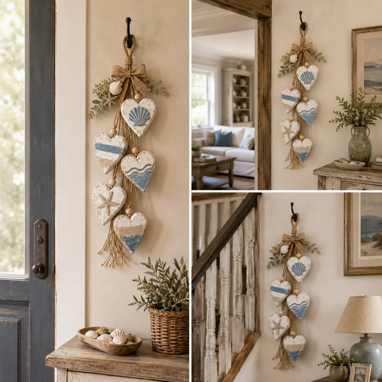 🍂🤎Wall decoration: Heart to hang up