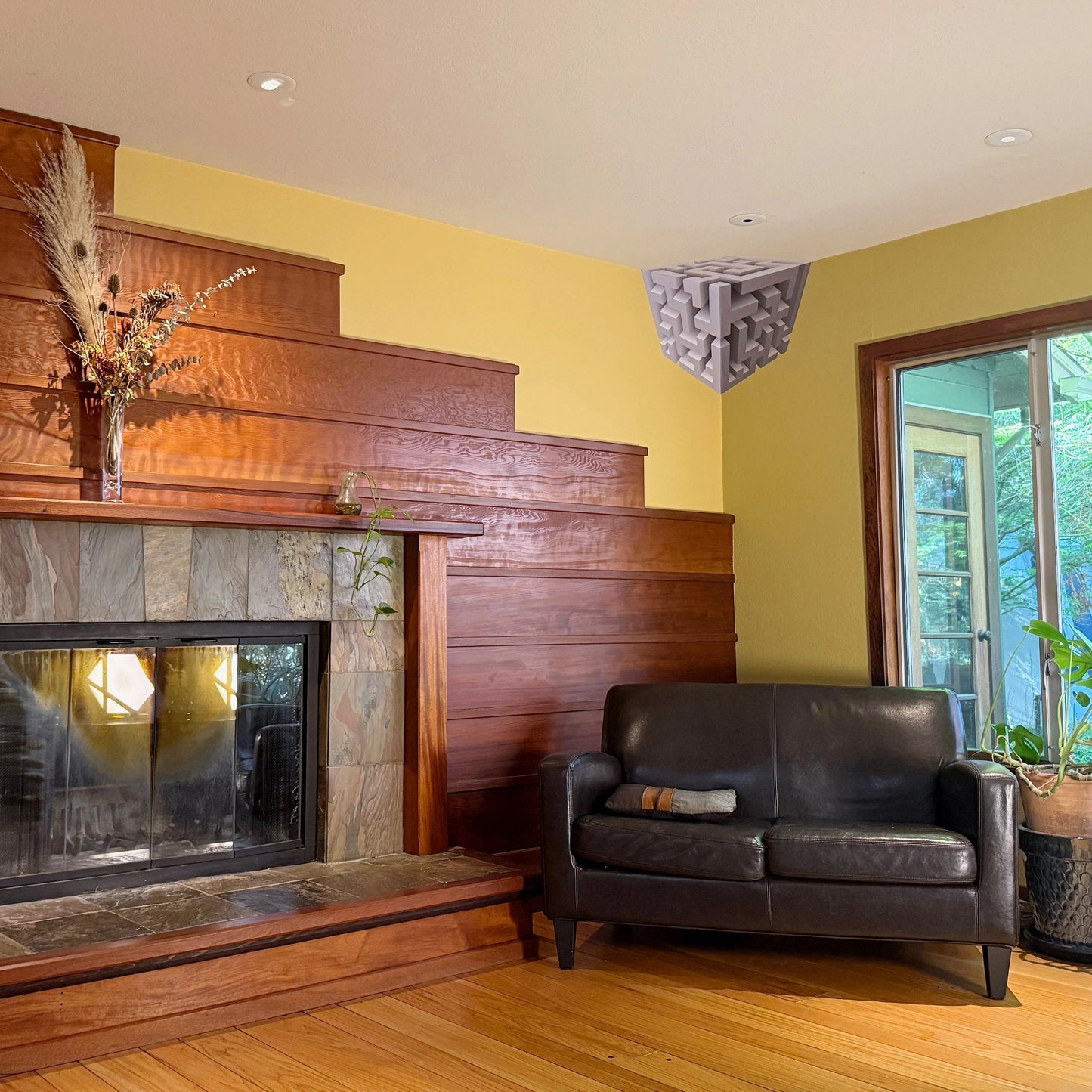 Impossible Corner – Wall art that reshapes reality 🧠✨