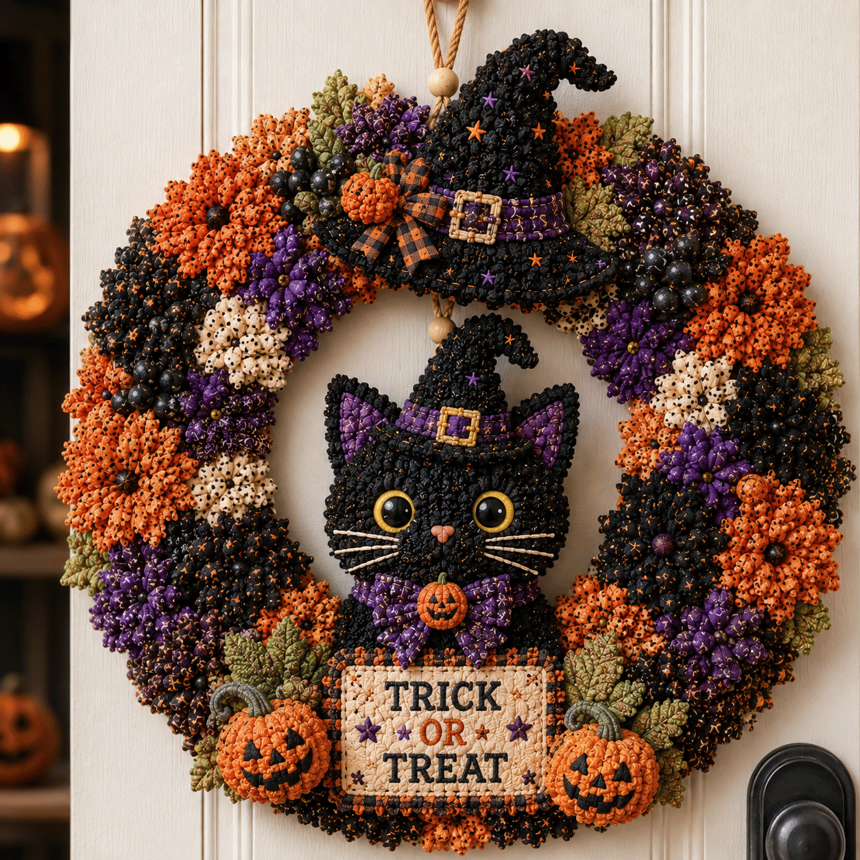 🏆Limited Time Sale 50% OFF🎁🎄 3D Fabric Poke Wreath DIY Kit