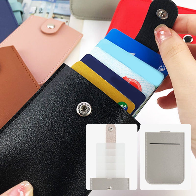 Pull-out card case made of PU leather – Compact, robust & organized Cards & bills 🧳