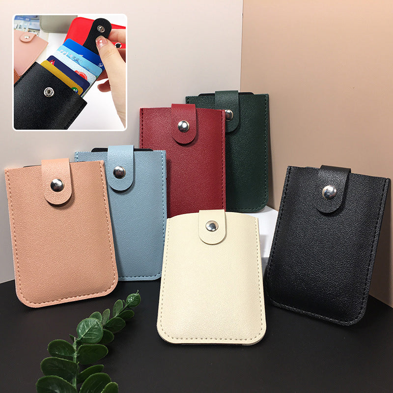 Pull-out card case made of PU leather – Compact, robust & organized Cards & bills 🧳