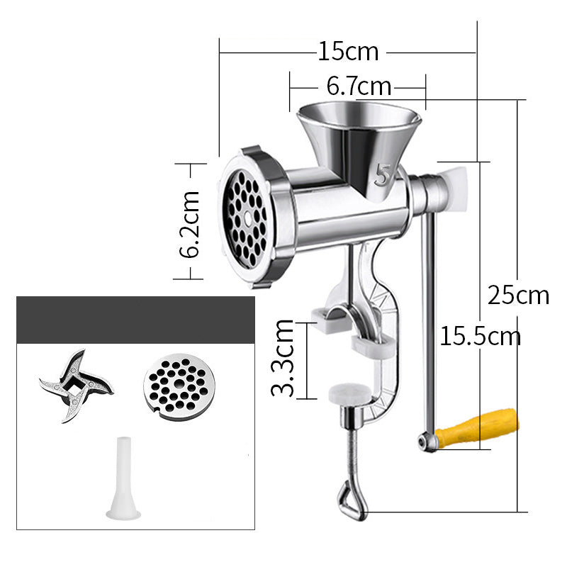 🎉 2026 Sale — Over 23,000 Sold! 💞 Home Hand Crank Meat Grinder and Sausage Stuffer – Homemade Goodness Made Easy 🌸