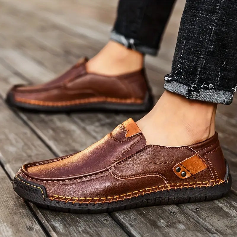 🔥Breathable Calfskin Leather🔥Classic, Comfortable Leather Shoes For Men👞