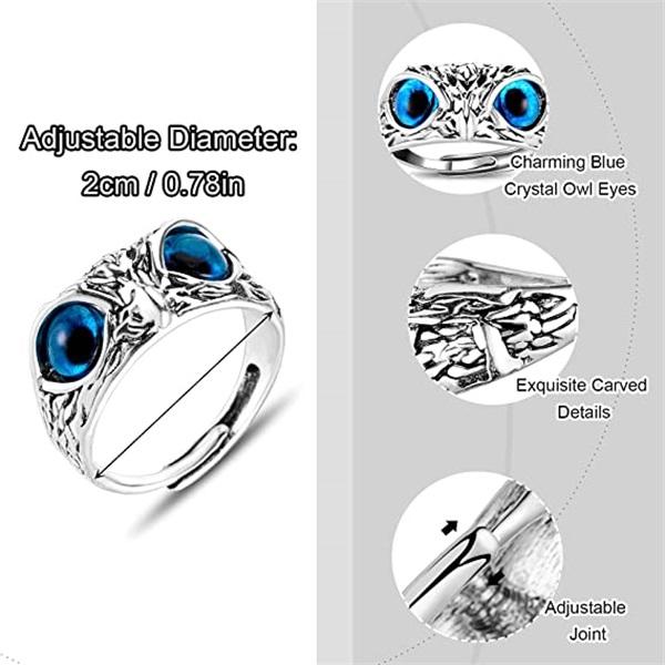 ⭐ Owl - ring in vintage styl - Buy 1 Get 1 Free ⭐