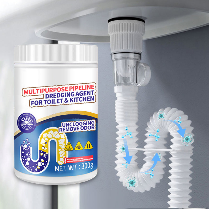 🚿 LIMITED-TIME 50% OFF! ✨ Multipurpose Pipeline Dredging Agent – Powerful, Odor-Eliminating, Safe 🔧