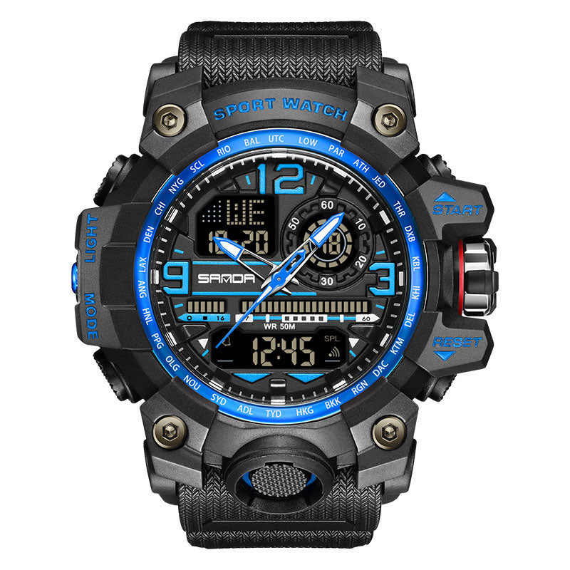 ⌚ Men's Fashion Multifunctional Waterproof Luminous Watch💦 – 50M, Shockproof, Night Vision 🌃