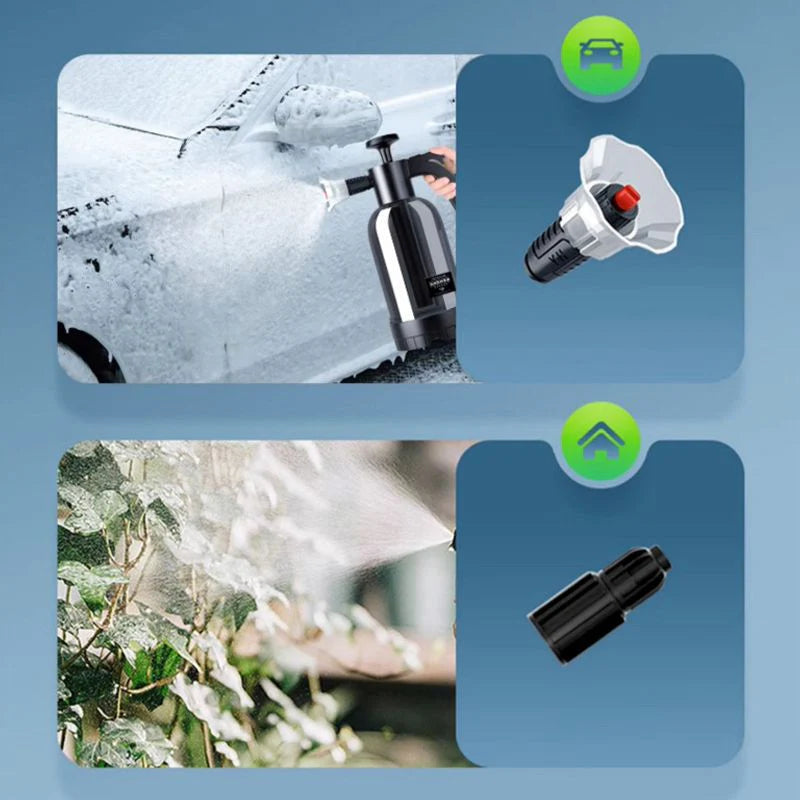 🎁 50% OFF ! High-Foam Car Wash Sprayer – Thick Foam, Wide 60° Spray & Dual Nozzles for Effortless Cleaning 🧼🚗