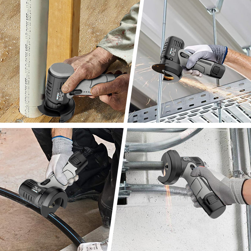 ⏳🧰12V Mini Angle Grinder with Cutting Disc