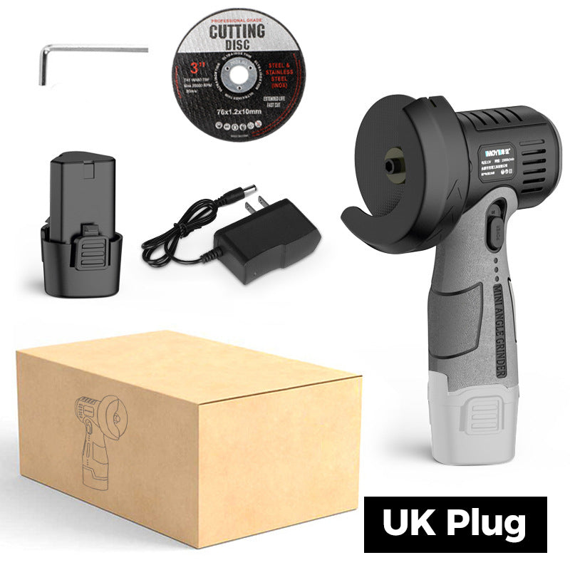 ⏳🧰12V Mini Angle Grinder with Cutting Disc