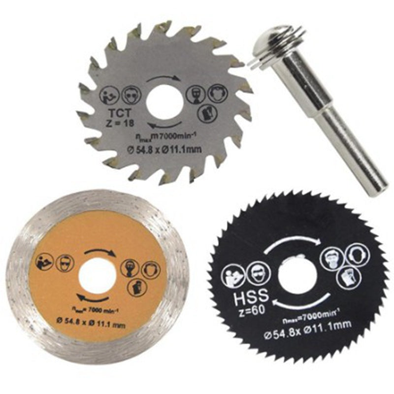 ⚙️Litet saw blade set with 3🔪⚡️