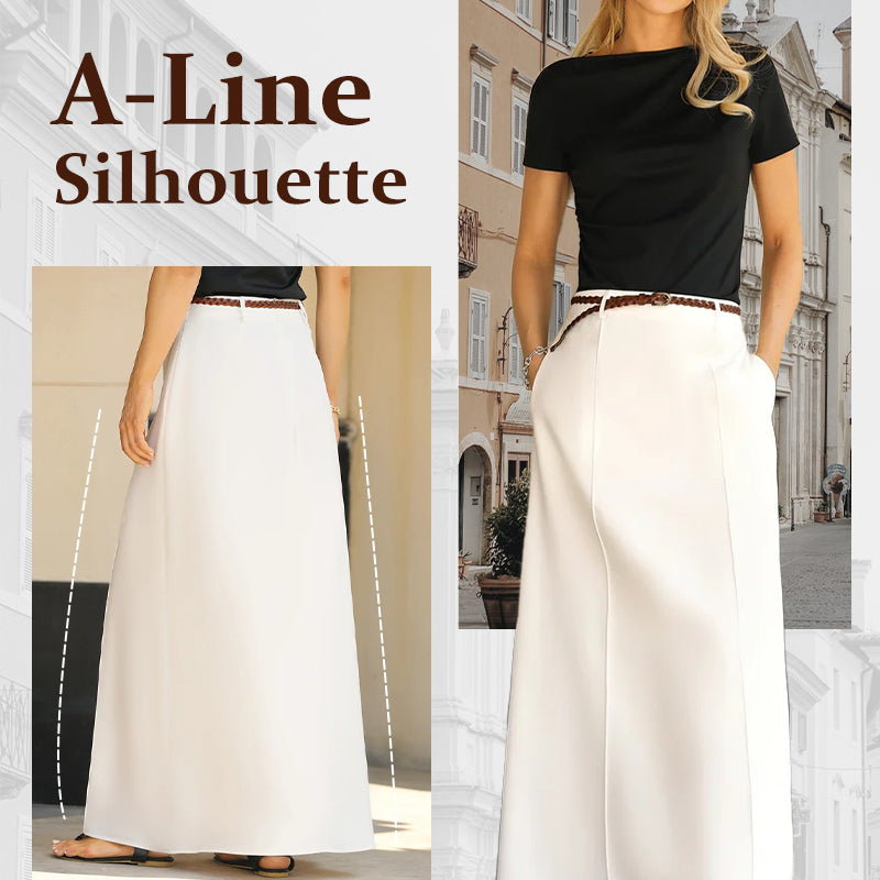 Chiffon Maxi Skirt – Wide & Elegant, Retro-Fairytale 🧚