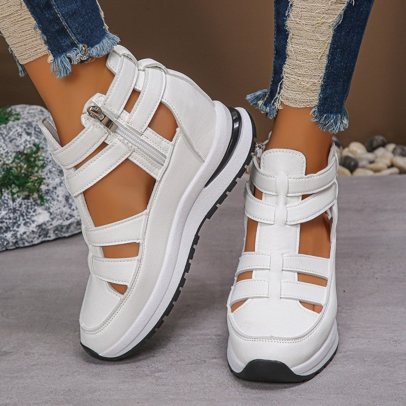 🔥Last day of 50% off – Comfortable, lightweight wedges with a side zipper