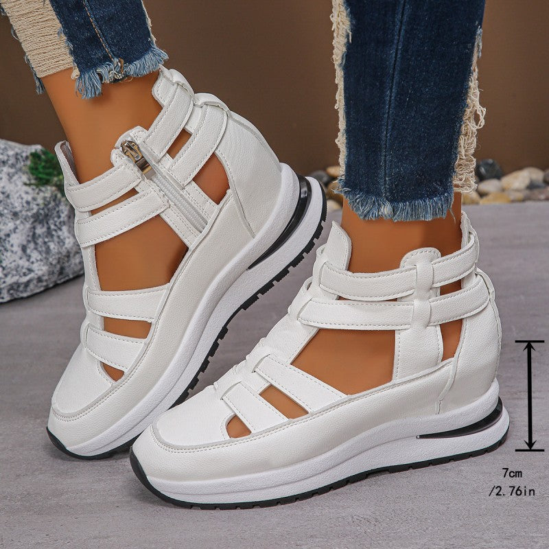 🔥Last day of 50% off – Comfortable, lightweight wedges with a side zipper