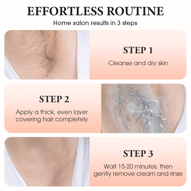 🔥Gentle Hair Removal Cream for Underarms, Legs, and Arms