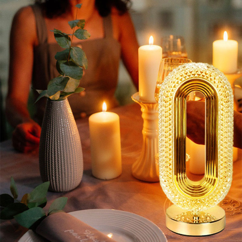Rechargeable Luxury Crystal LED Night Light